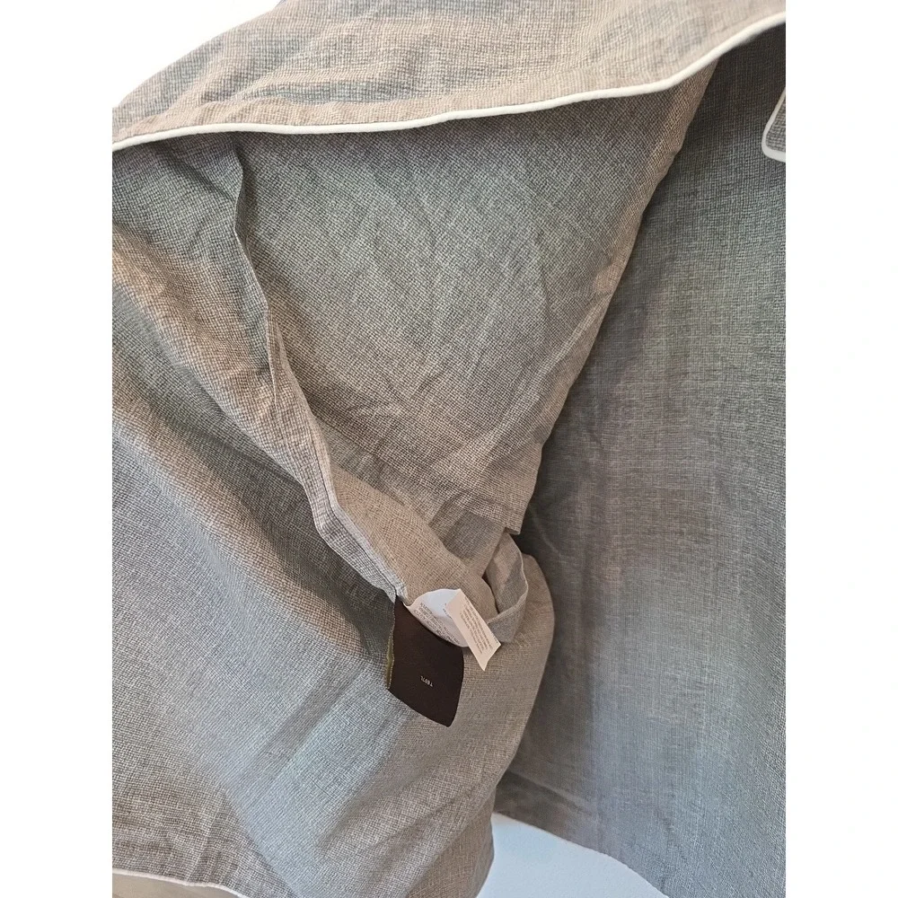 Tommy Bahama GrayTaupeCream SquareEuroPillowShams 28x28